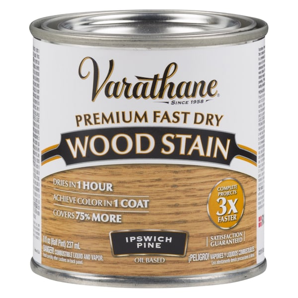 Varathane Premium Fast Dry Wood Stain, Ipswich Pine, 1/2 Pt 262031 - main